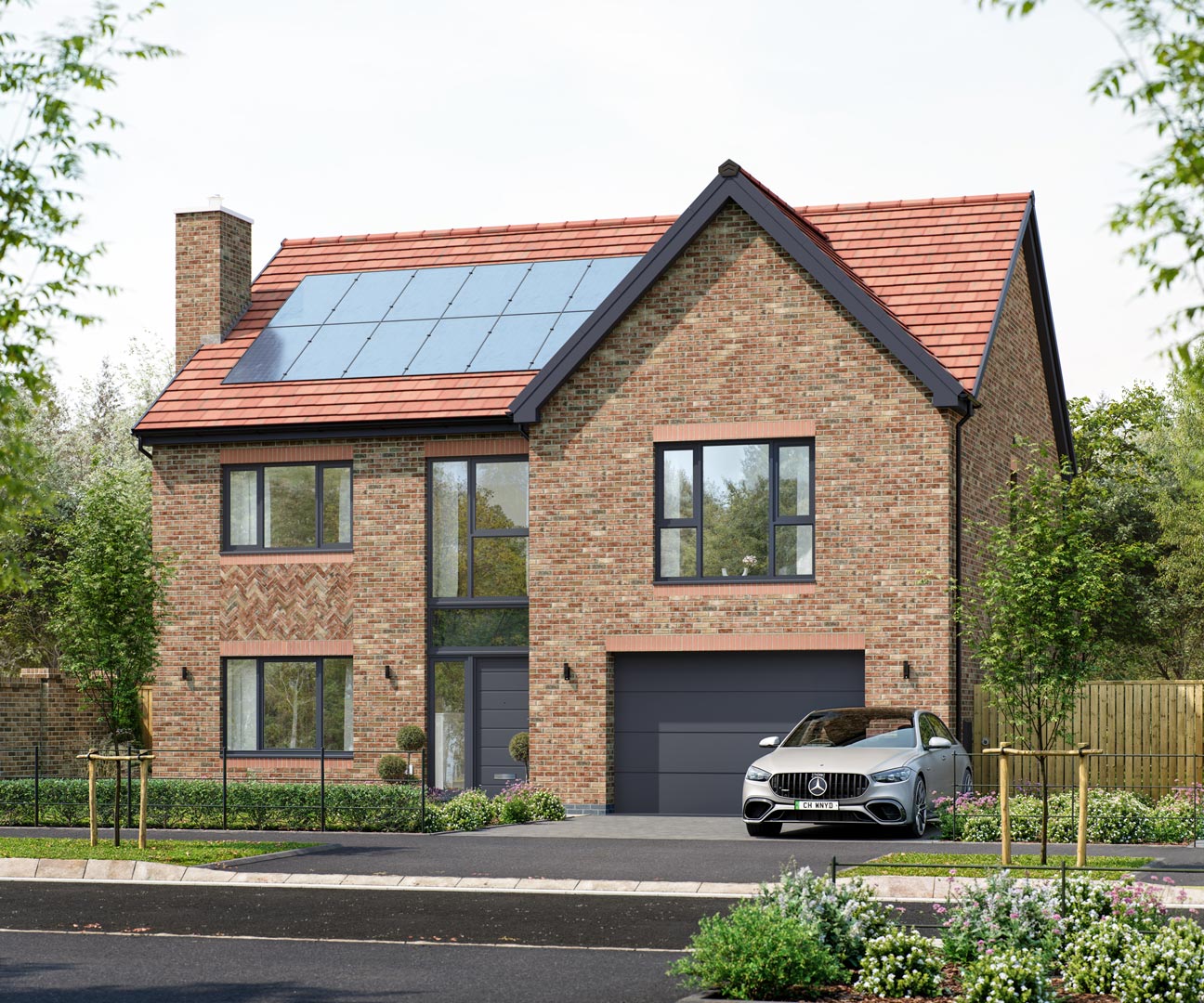 Cameron Hall Homes housetype CGI visualisation, alternate view