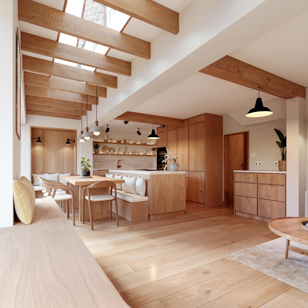 Wetherby residential extension interior visualisation
